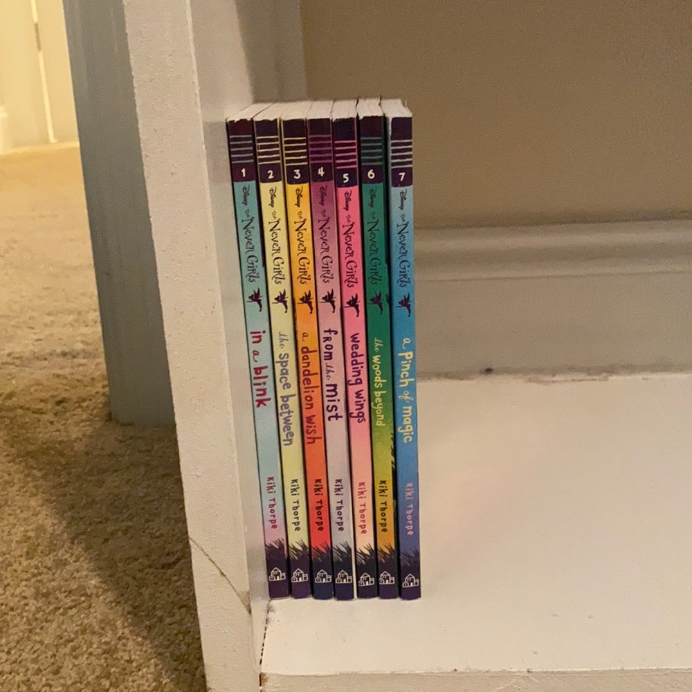Disney “The Never Girls Series” Books 1-7